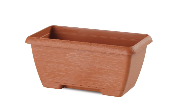 22cm Terracotta Mini Trough with Saucer